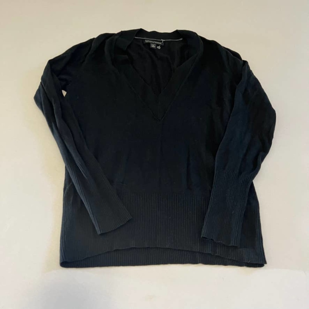 Banana Republic Silk Cotton Cashmere Black Sweater Petite S